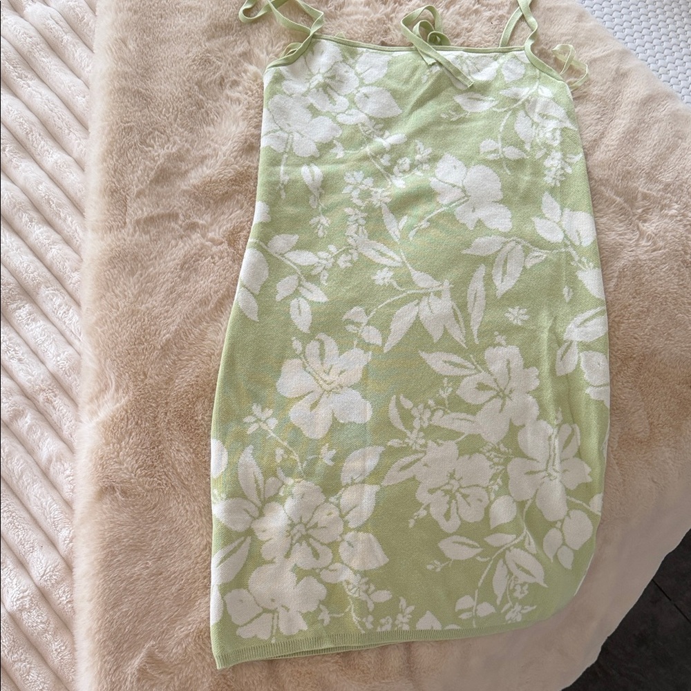 Abercrombie & Fitch Green Floral Dress